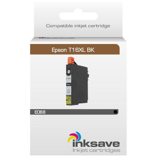  Inksave Inkt cartridge Epson 16 BK XL 