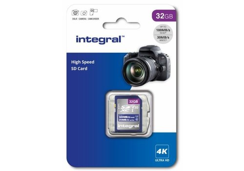  Integral 32GB High Speed SD card 