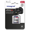 Integral 64GB Premium High Speed SD card 100MB/S SDXC V30 UHS-I U3