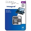 Integral 32GB V30 High Speed microSDHC card -class 10