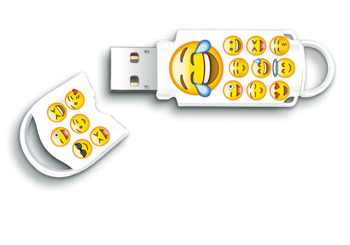  Integral 64GB  Xpression USB Flash Drive - Emoji 