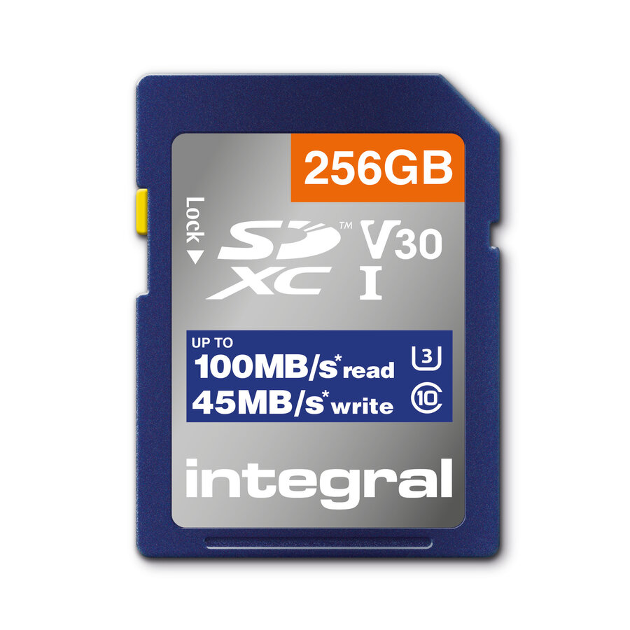 256GB High Speed SD card 100MB/S SDHC/XC V30 UHS-I U3-2