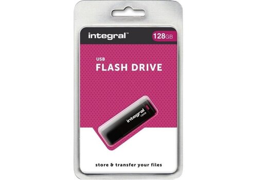  Integral 128GB Black USB2.0 Flash Drive 