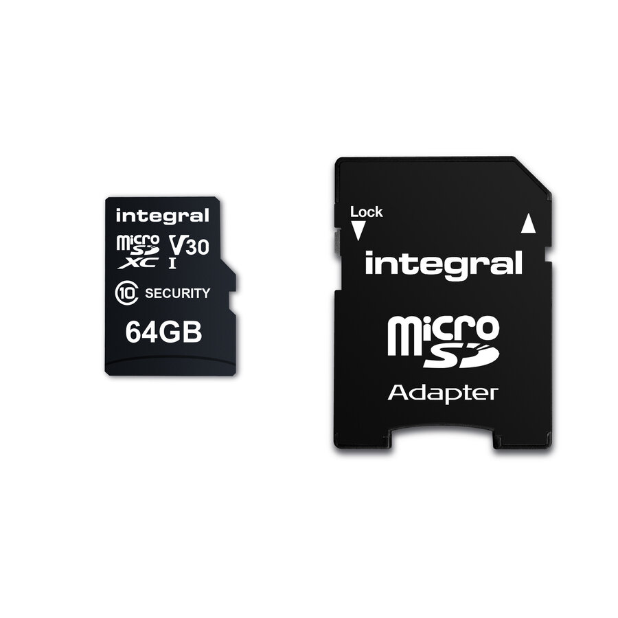 64GB microSDXC Security Card - V30-2