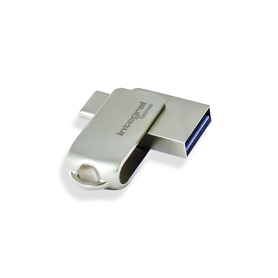128GB 360-C Dual Metal Type-C / USB 3.0 Flash Drive-2
