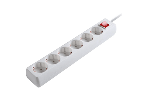  GHM 6V Tafelcontactdoos | 3M | Wit | Schakelaar 