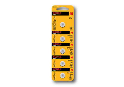  Kodak CR2032 Max lithium battery blister 5 