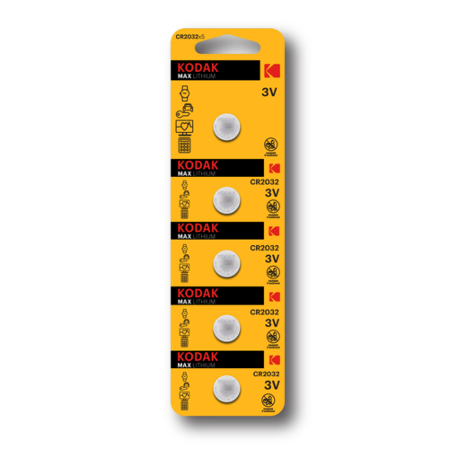  Kodak CR2032 Max lithium battery blister 5 