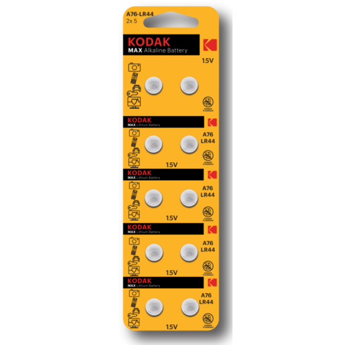  Kodak AG13 / LR44 Alkaline 1,5V blister 10 (VE12) 