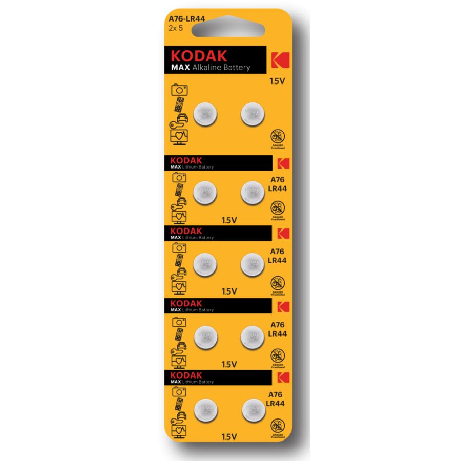 AG13 / LR44 Alkaline 1,5V blister 10-1