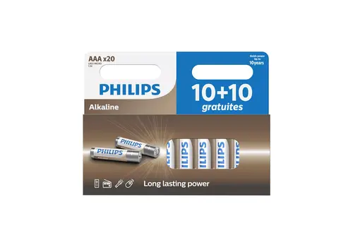  Philips Entry Alkaline Blister AAA 10+10 pack 