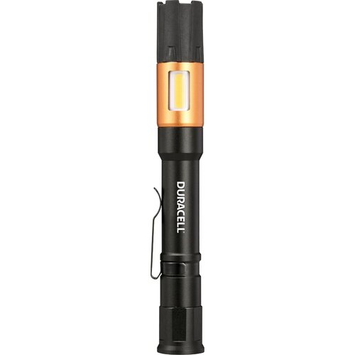  Duracell 100 Lumen Pen Light with Side Flood Light, 4 Modes 2AAA 