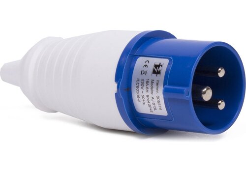  Benson CEE Stekker Blauw 16A 3 - Polig 230V 