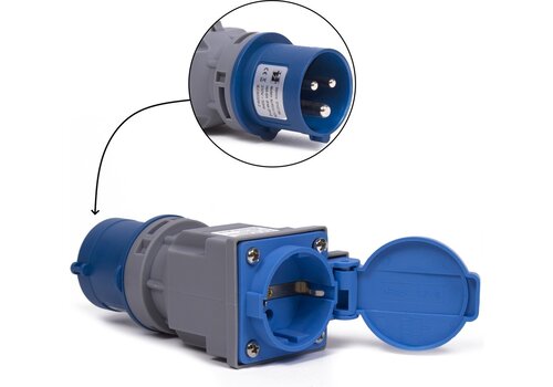  Benson CEE naar Randaarde Stopcontact - Verloopstekker 