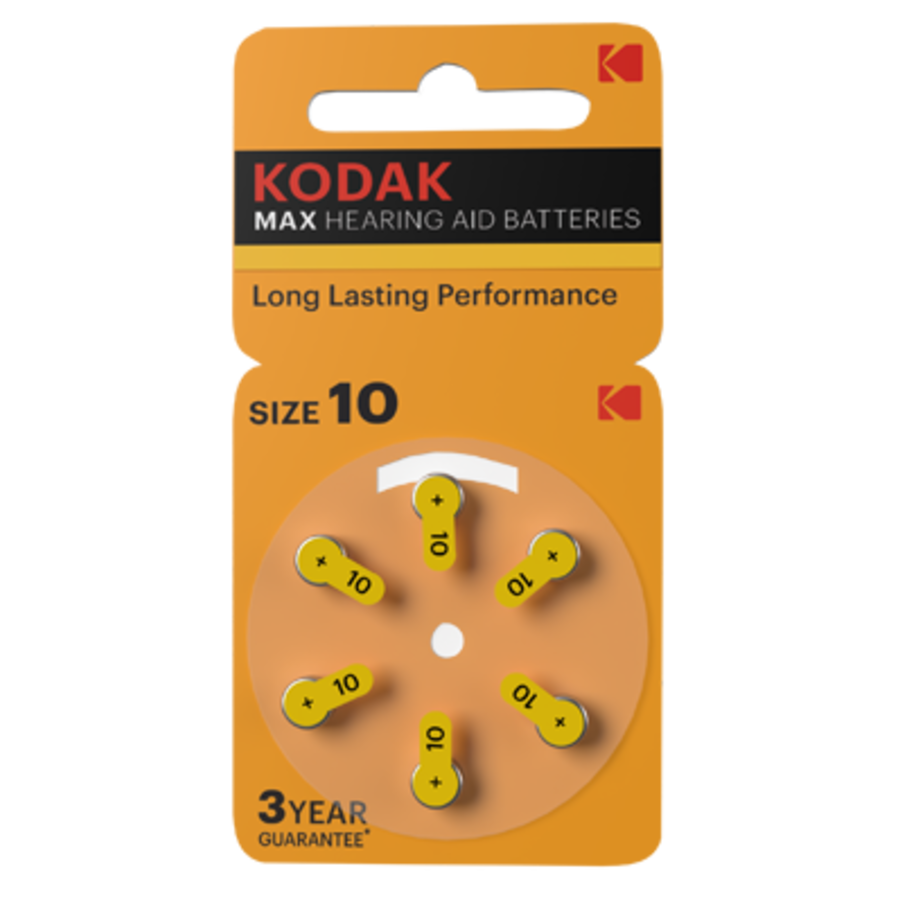 P10 Hearing Aid battery 6 pack-1