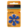 Kodak P675 Hearing Aid battery 6 pack