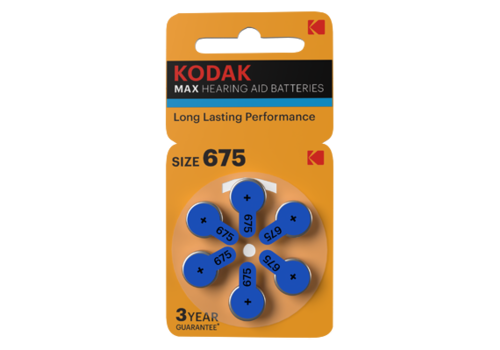  Kodak P675 Hearing Aid battery 6 pack 