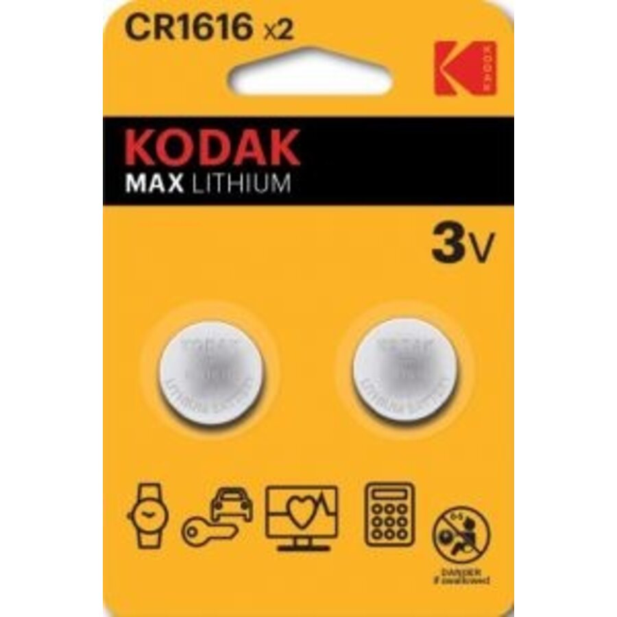 CR1616 Max lithium CR1616 battery (2 pack)-1