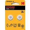 CR1632 Max lithium battery (2 pack)