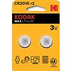 Kodak CR2016 Max lithium battery (2 pack)