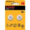 Kodak CR2032 Max lithium battery (2 pack)