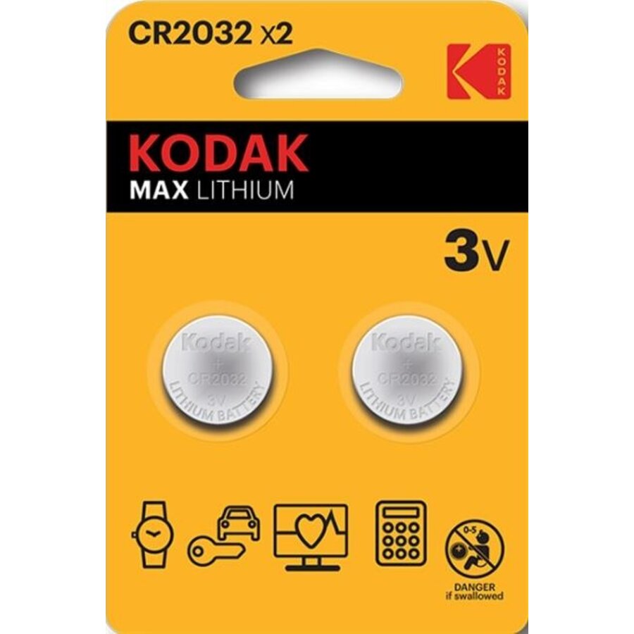 CR2032 Max lithium battery (2 pack)-1