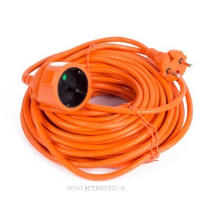 Verlengsnoer 20M Oranje Tuin-1