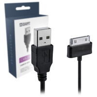 thumb-Data en Laadkabel USB-A > Samsung TAB zwart-1