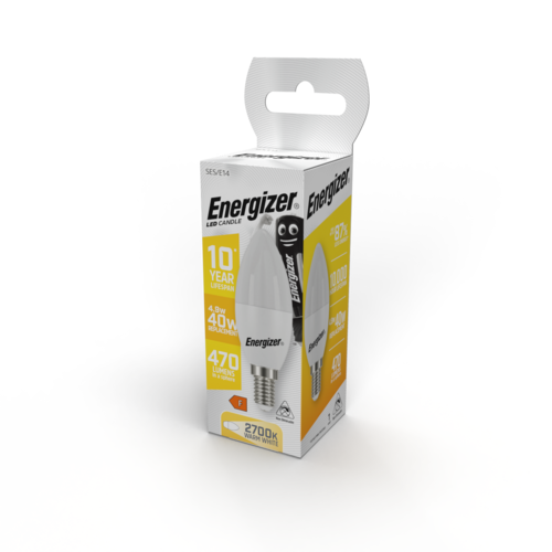  Energizer Kaars E14 4,9W (40W) 2700K 470LM 