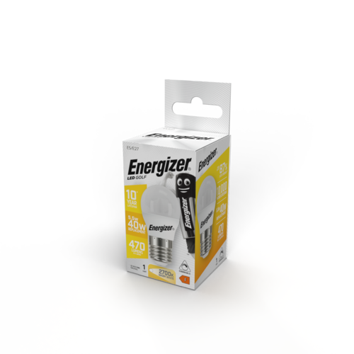  Energizer Kogel E27 5,5W (40W) 2700K 470LM Dimbaar 