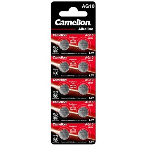  Camelion AG10/LR54/389(390) Alkaline 1,5V blister 10 