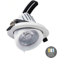 thumb-LED DOWNLIGHT | KANTELBAAR | Ø145 | 30W | WIT | WHITE SWITCH-1