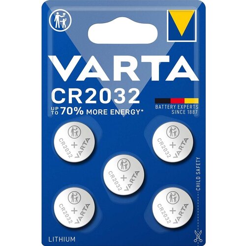  Varta 6032 CR2032 Lithium blister 5 