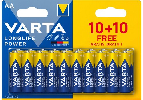  Varta 4906 AA Longlife Power Alkaline blister 10+10 