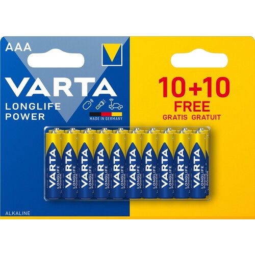  Varta 4903 AAA Longlife Power Alkaline blister 10+10 