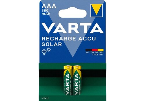  Varta 56733 AAA Solar 550mAh Recharge blister 2 