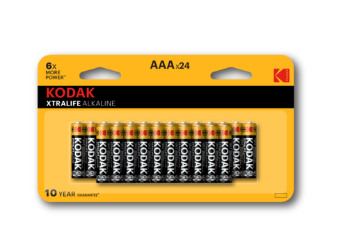  Kodak AAA XTRALIFE Alkaline blister 24 