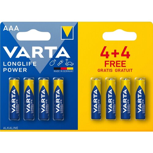  Varta 4903 AAA Longlife Power Alkaline blister 4+4 