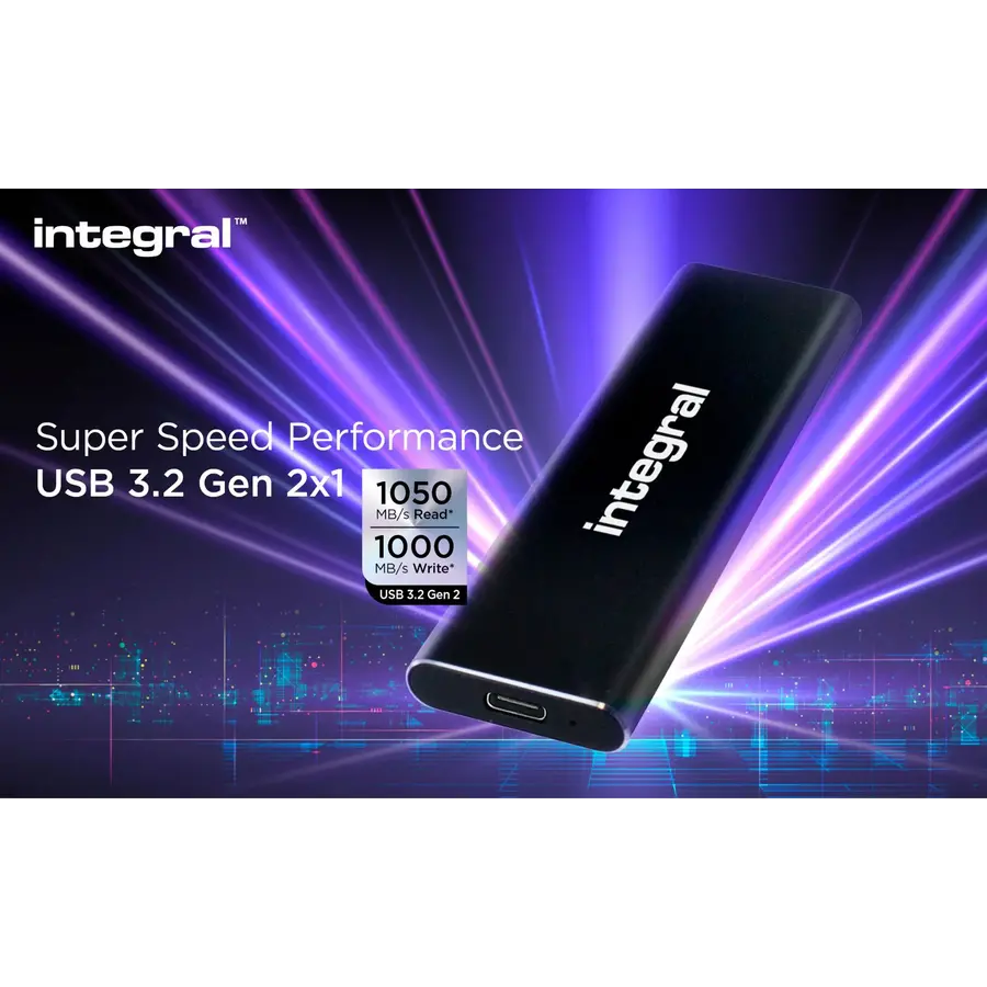 1TB SlimXpress Portable SSD USB-C 3.2-7