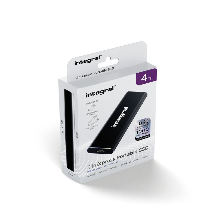 4TB SlimXpress Portable SSD USB-C 3.2-2
