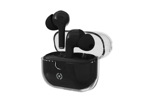  Celly Oordopjes True Wireless Earbuds Clear Black 