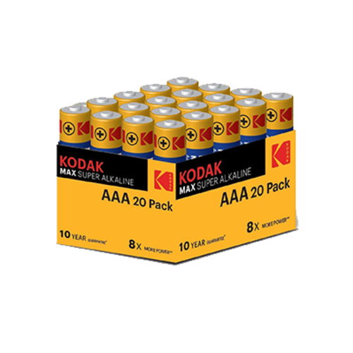  Kodak AAA MAX Alkaline battery 20 pack 