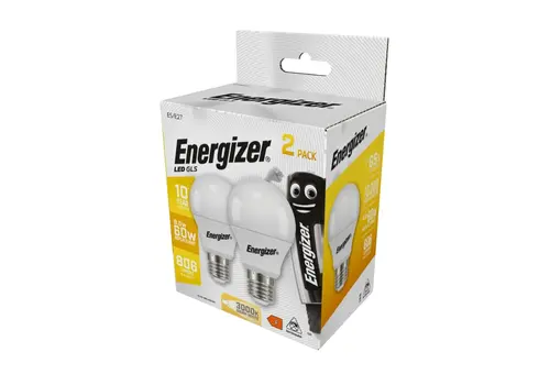  Energizer Normaal E27 8,2W (60W) 3000K 806LM DUO PACK 