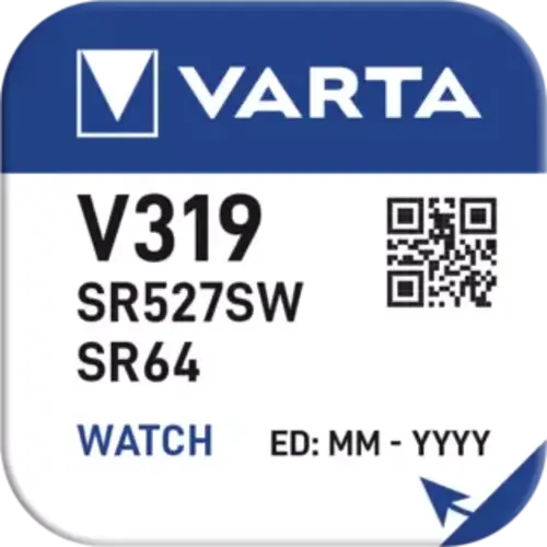  Varta 319 (527SW) Silver Oxide mini blister 1 