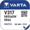 Varta 317 (516SW) Silver Oxide mini blister 1