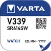 Varta 339 (614SW) Silver Oxide mini blister 1