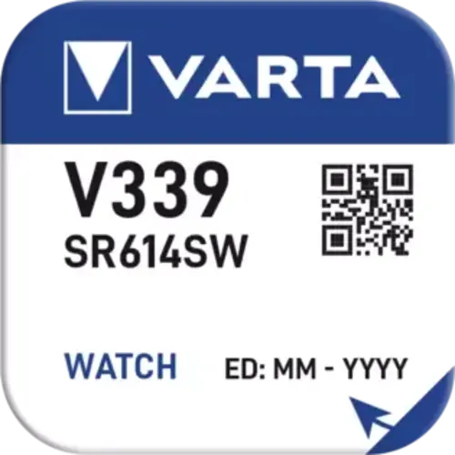  Varta 339 (614SW) Silver Oxide mini blister 1 