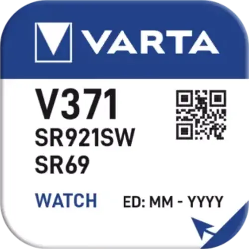  Varta 371 (920SW) Silver Oxide mini blister 1 