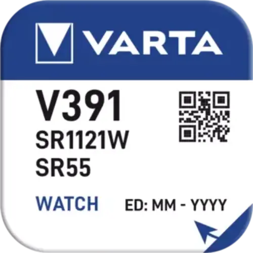  Varta 391 (1120W) Silver Oxide mini blister 1 