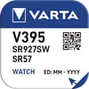 Varta 395 (927SW) Silver Oxide mini blister 1
